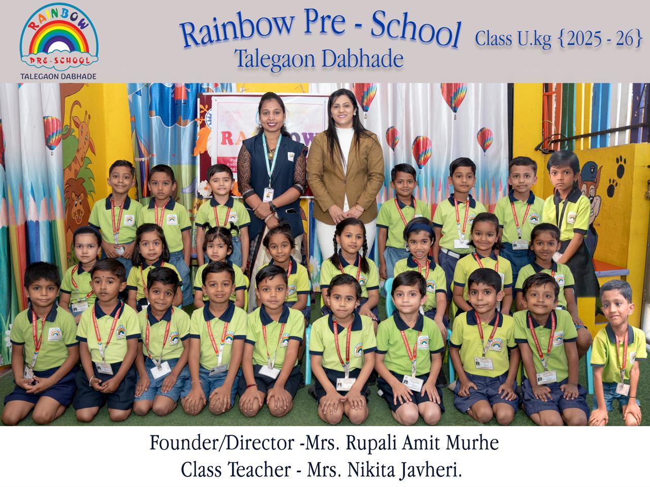 Happy students at Rainbow Preschool